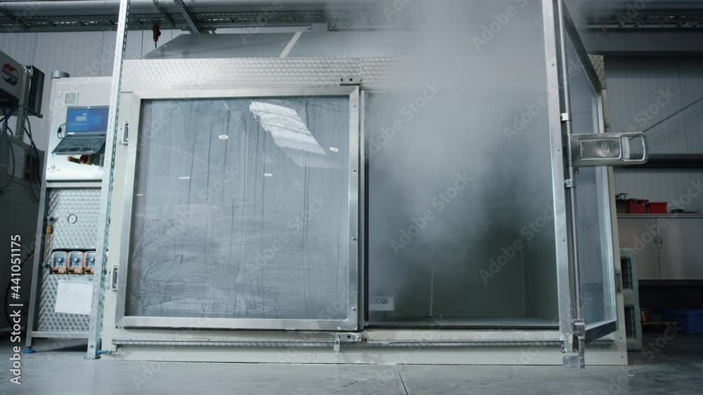 Climatic cabinet, Salt water test system for climate simulation