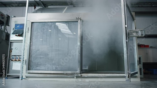 Climatic cabinet, Salt water test system for climate simulation