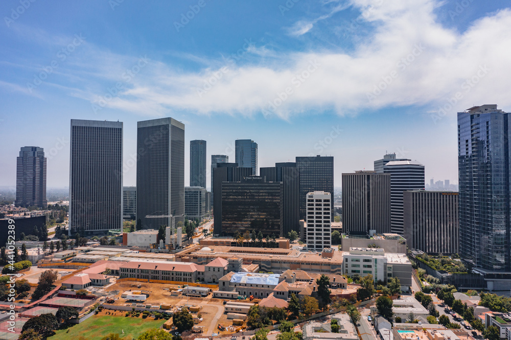 Obraz premium Los Angeles Downton skyline 