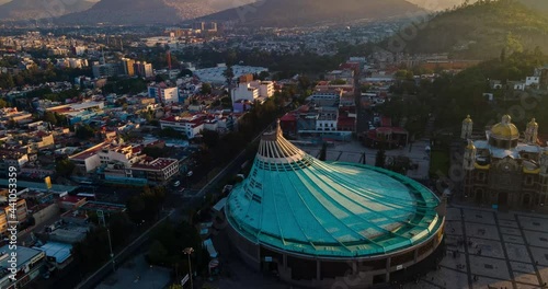 Hyperlapse of mexico City basilica of guadalupe