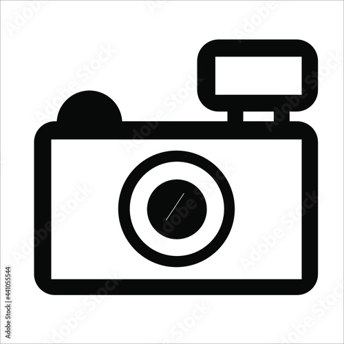 Camera line icon.Vector illustration.
