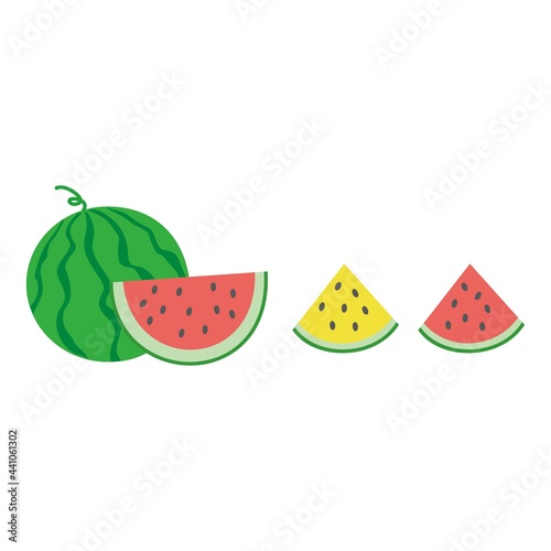 すいかのイラスト