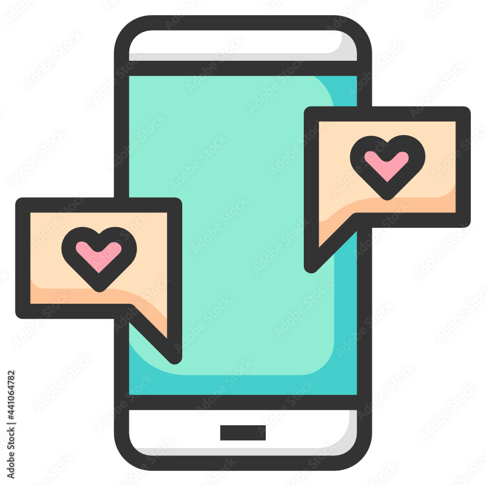heart line color icon