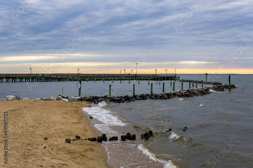 pier on the beach