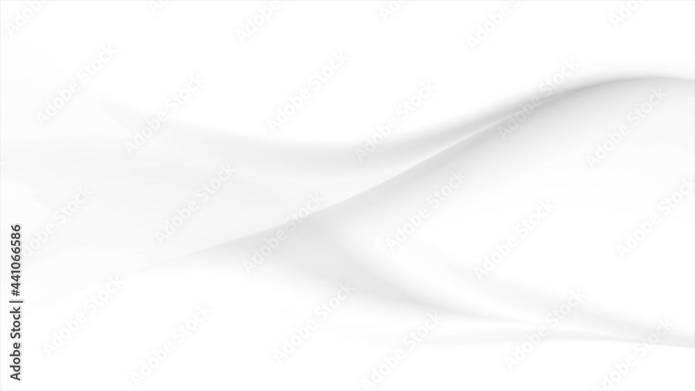 Abstract white grey smoke waves motion background. Video animation Ultra HD 4K 3840x2160