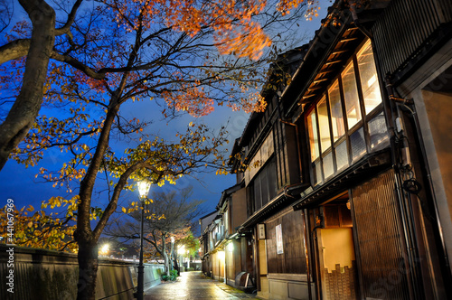 晩秋の主計町
