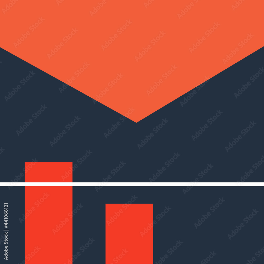 Naklejka premium Graphic poster template for your design and your event