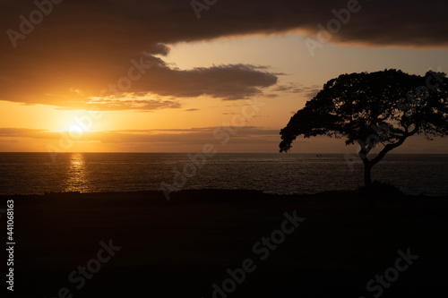 sunset on the Hawaiian sea 5