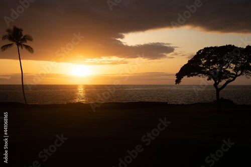 sunset on the Hawaiian sea 6