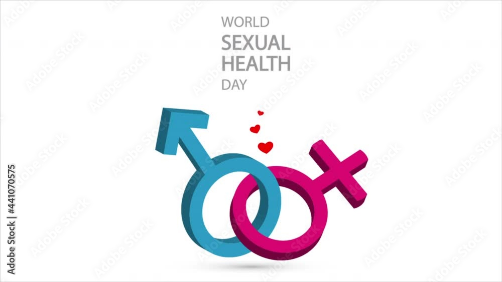 World Sexual Health Day, art video illustration. World Sexual Health Day, art video illustration.