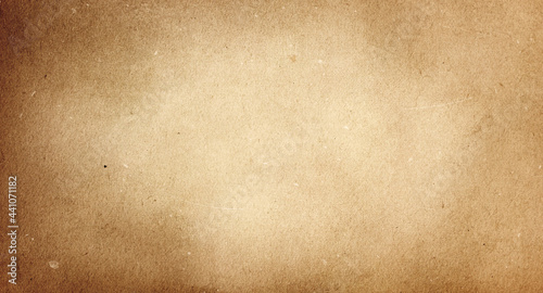 Texture of old brown vintage paper with space for text