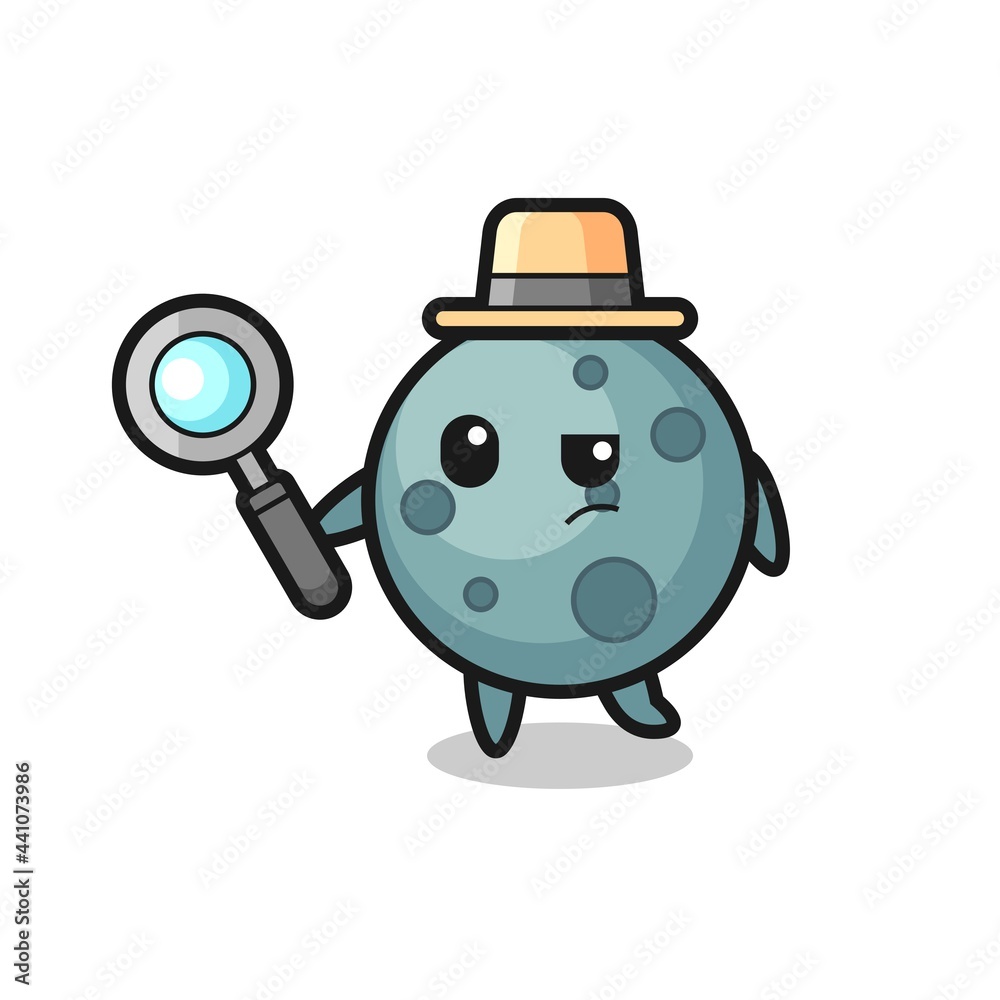 asteroid detective character is analyzing a case asteroid detective character is analyzing a case