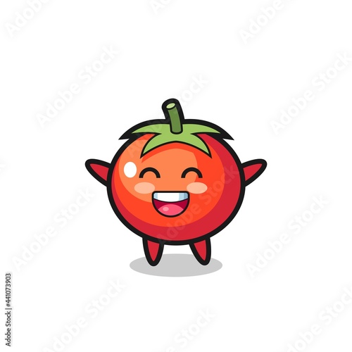 happy baby tomatoes cartoon character