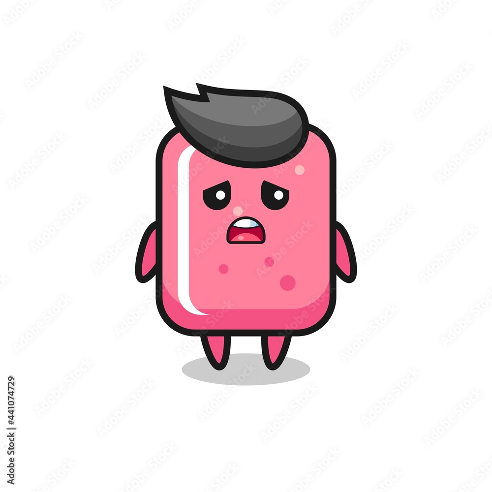 disappointed expression of the bubble gum cartoon disappointed expression of the bubble gum cartoon