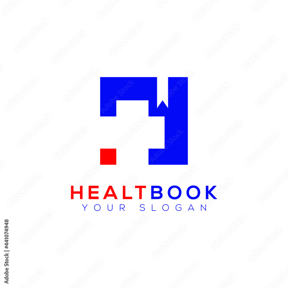 Fototapeta premium health book logo