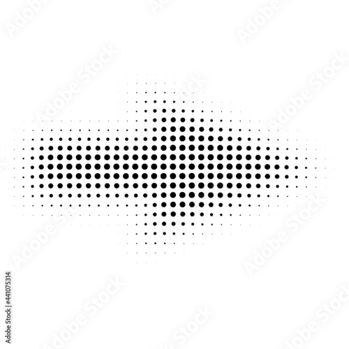Arrow graphic symbols are designed as dots.