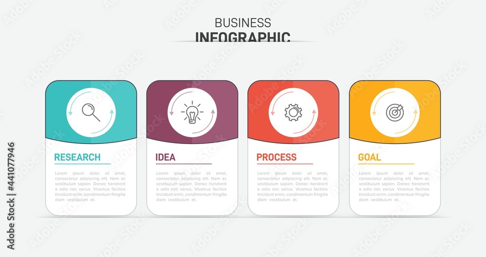 Infographic design with icons and 4 options or steps. Thin line vector. Infographics business concept. Can be used for info graphics, flow charts, presentations, web sites, banners, printed materials. Infographic design with icons and 4 options or steps. Thin line vector. Infographics business concept. Can be used for info graphics, flow charts, presentations, web sites, banners, printed materials.