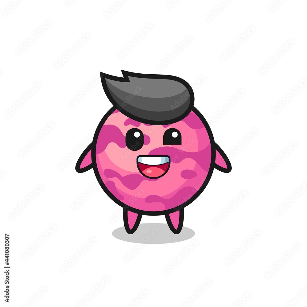 illustration of an ice cream scoop character with awkward poses illustration of an ice cream scoop character with awkward poses