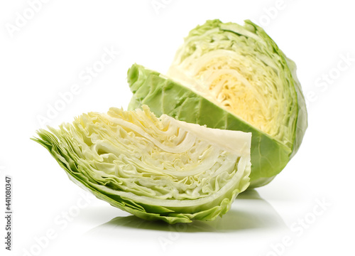 cabbage isolated on white background © zcy
