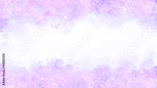 Abstract purple watercolor background. Brush purple grunge watercolor painted background image for graphic cover design, wallpaper, printing, digital art,card,poster. Splash violet watercolor image.