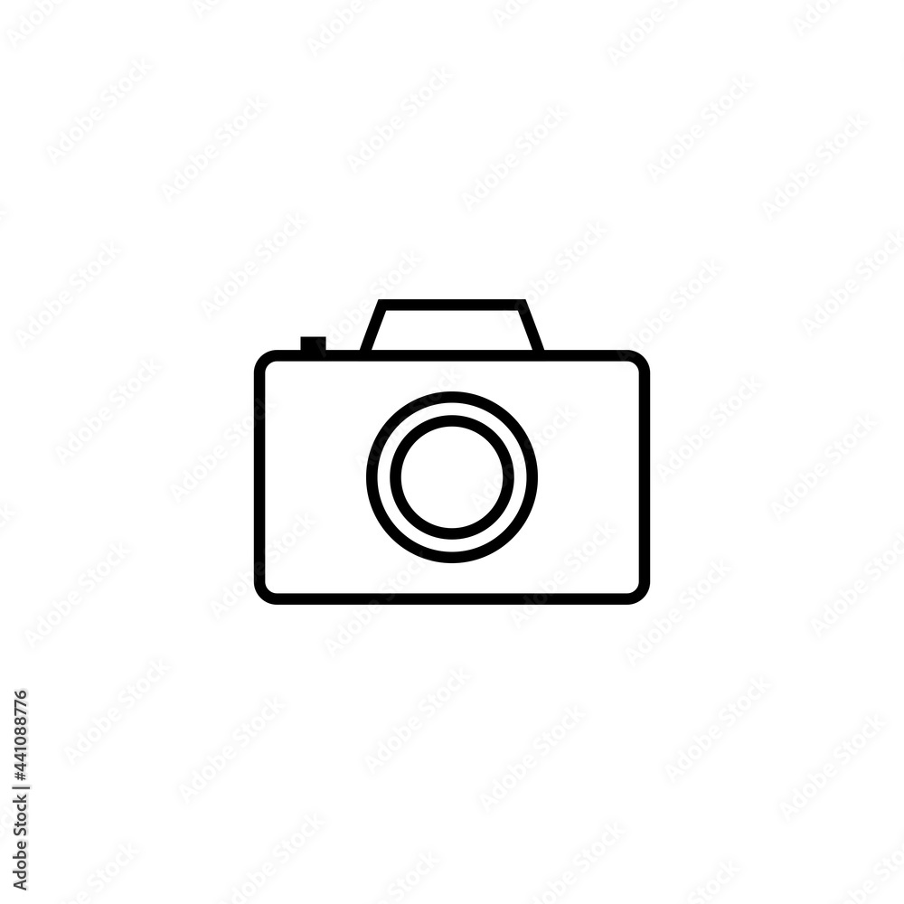 camera flat icon vector illustration camera flat icon vector illustration