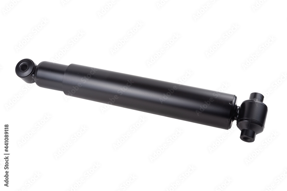 truck shock absorbers isolated on a white background truck shock absorbers isolated on a white background