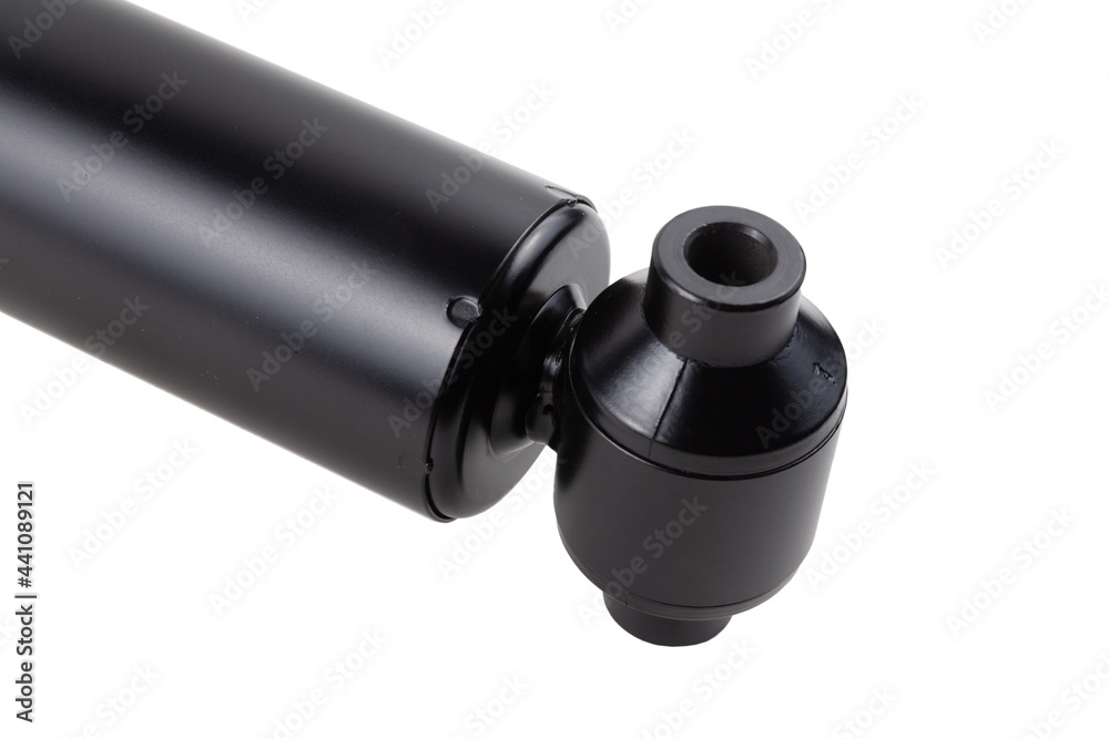truck shock absorbers isolated on a white background truck shock absorbers isolated on a white background