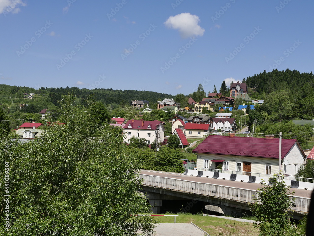 view of the town