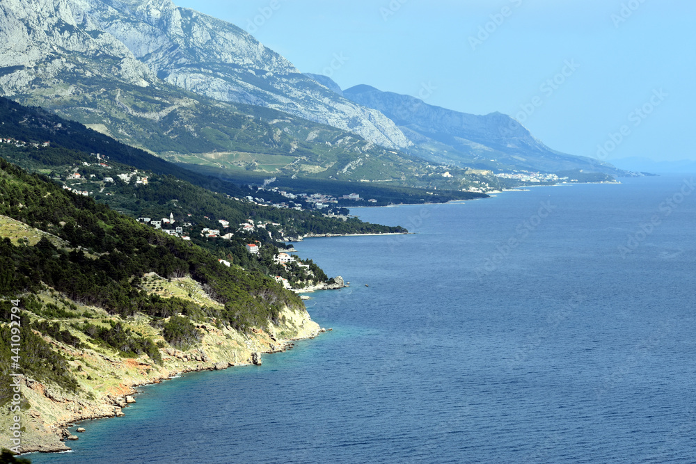 Croatian coast and sea, panorama!