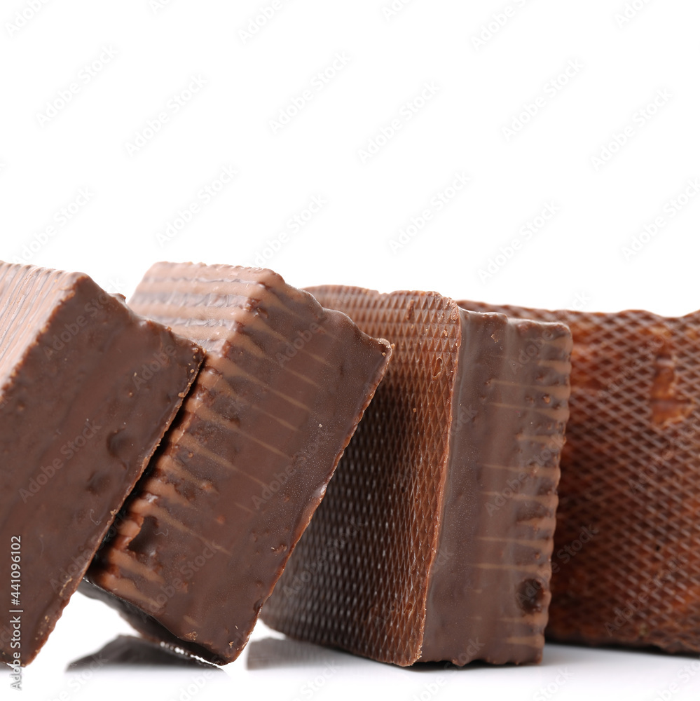 chocolate cake on white background chocolate cake on white background