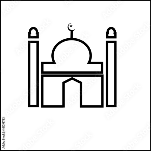 illustration of a mosque