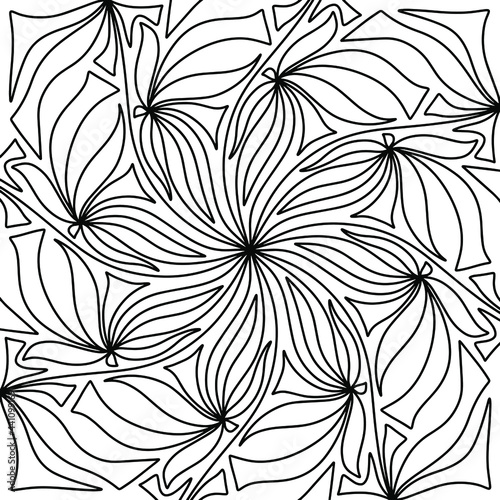 Easy mandala like flower or star, basic and simple mandalas Coloring Book for adults, seniors, and beginner. Digital drawing. Floral. Flower. Oriental. Book Page. Vector. 