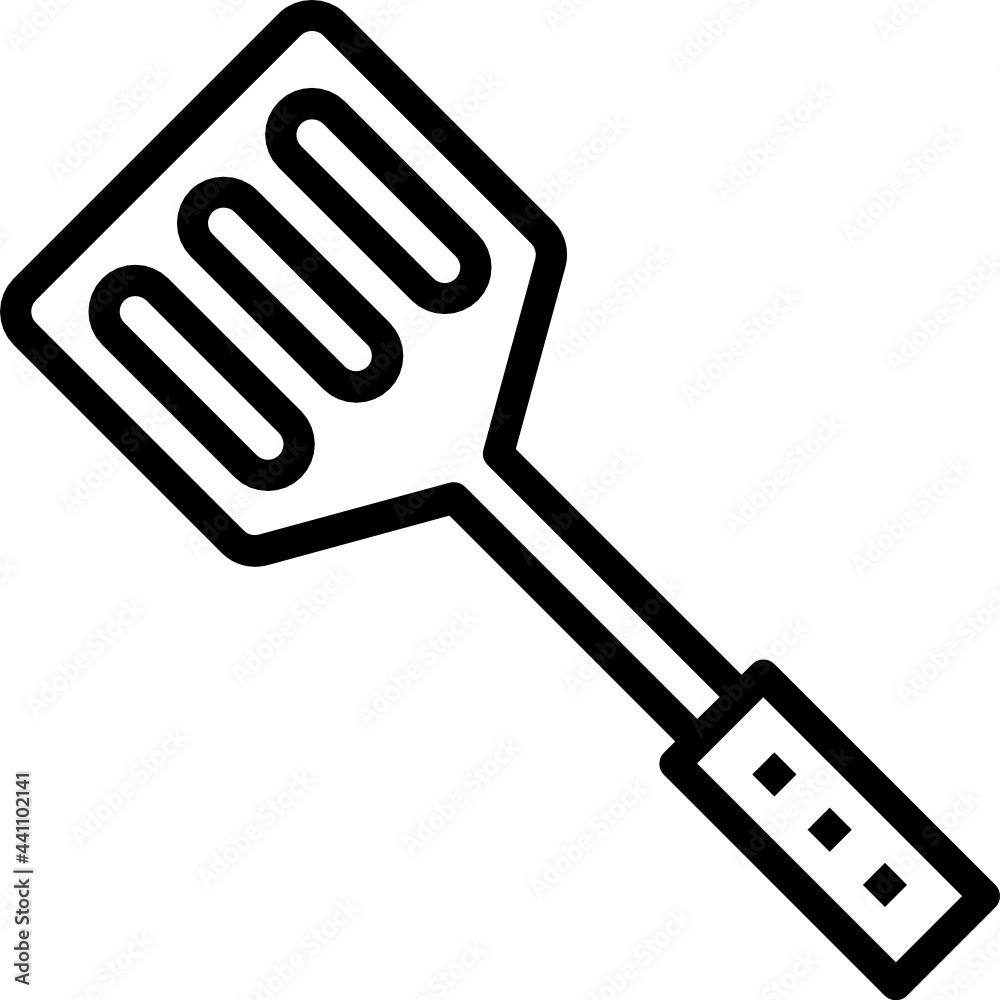 spatula outline icon spatula outline icon