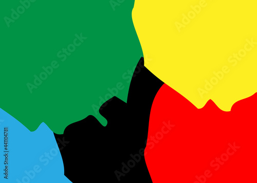 Bright abstract colored background. Vector graphics.