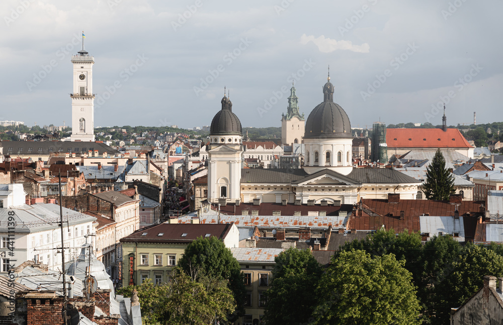 Lviv panoramic view. Ukraine