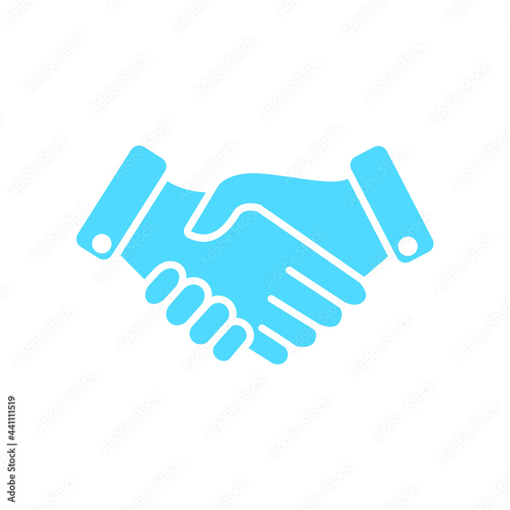 handshake. vector Flat handshake isolated on blank background. eps 10 handshake. vector Flat handshake isolated on blank background. eps 10