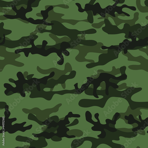 Army camouflage in standard color. Military uniform. Print for printing.