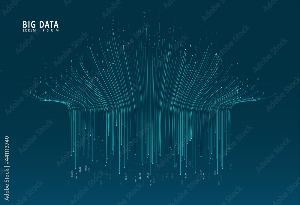 Obraz premium Abstract infographics visualization