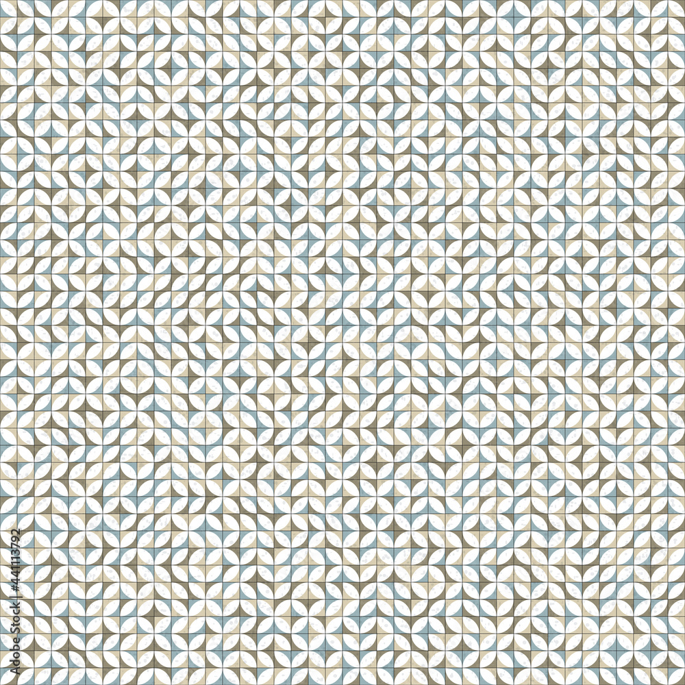 Abstract Geometric Pattern generative computational art illustration