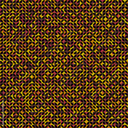 Abstract Geometric Pattern generative computational art illustration