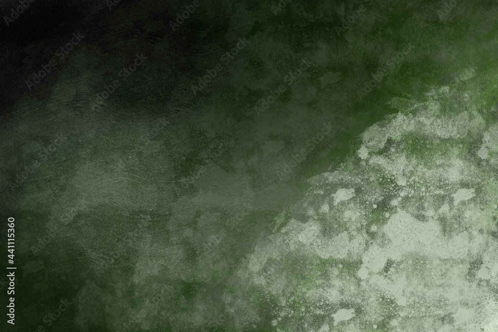 Green Dirty Grunge Wall Background