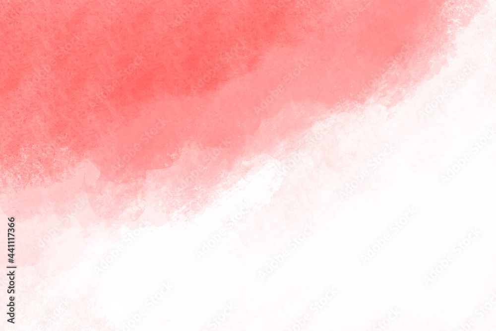 Red abstract watercolor background with space Red abstract watercolor background with space