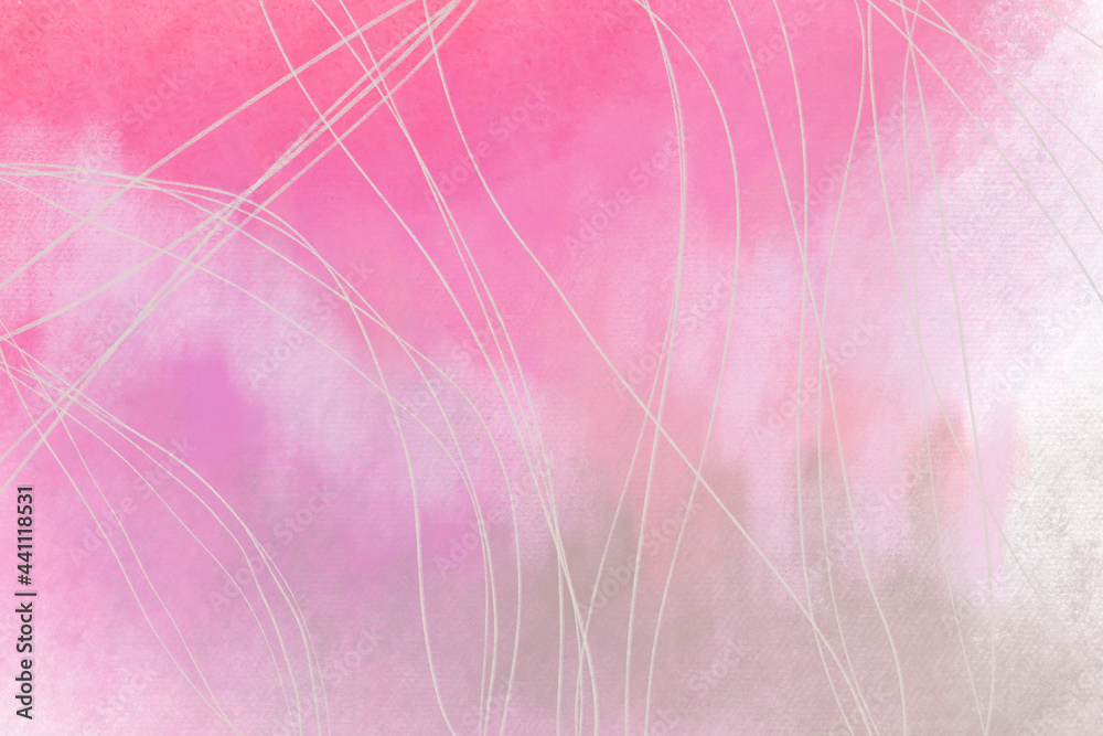 Pink Drawing background with lines Pink Drawing background with lines