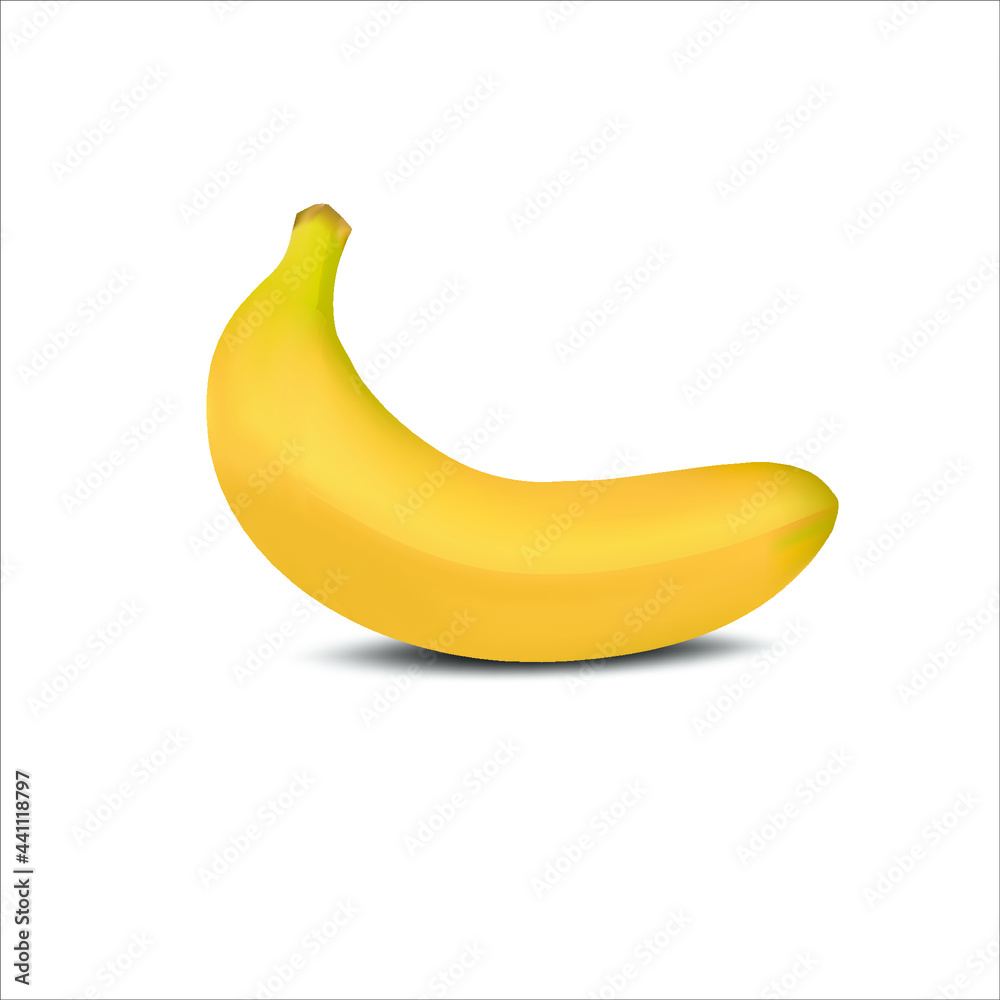 banana isolated on white background