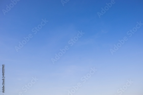 Abstract blue sky gradient.