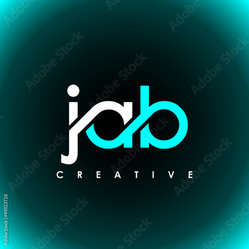 JAB Letter Initial Logo Design Template Vector Illustration