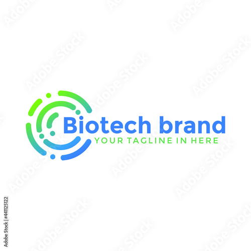 biotech logo design inspiration idea