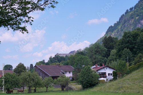 Spaziergang in Marquardstein: Blick auf die Burg