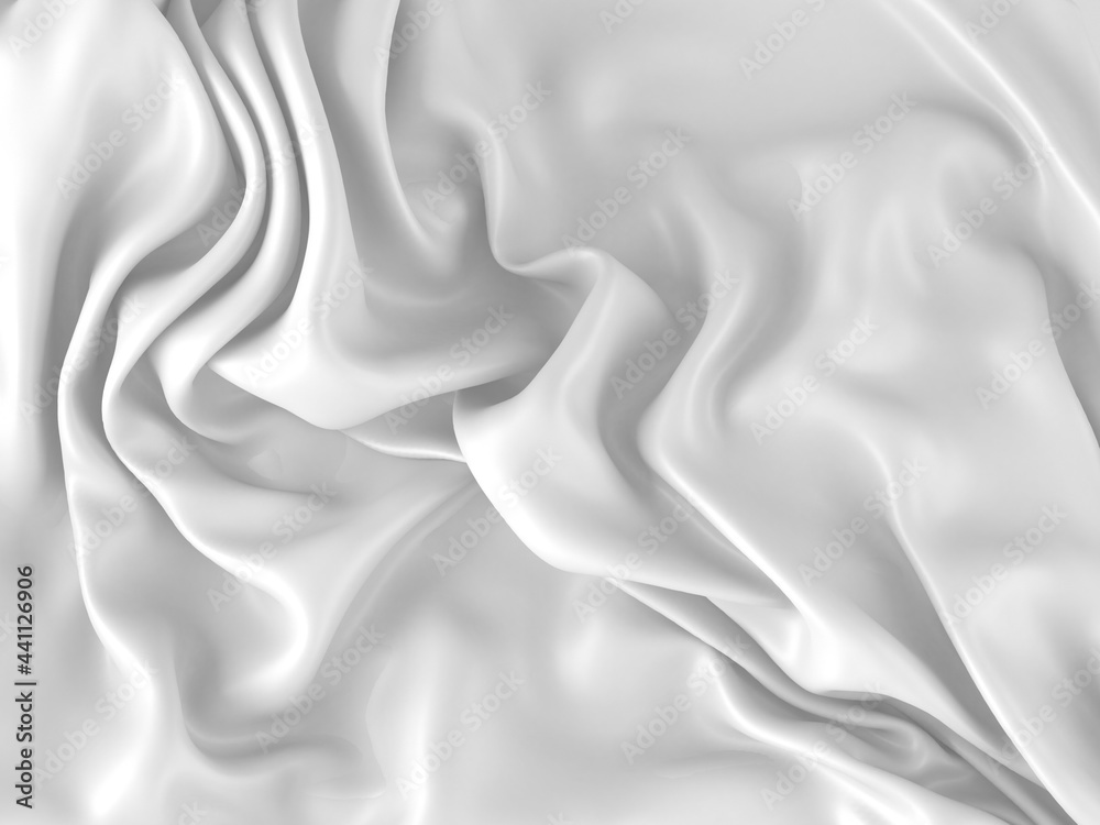 Obraz premium Abstract white fabric texture background