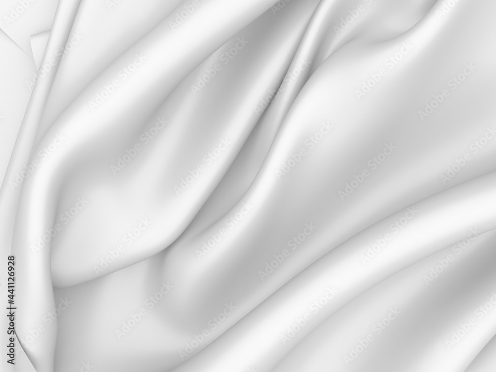 Obraz premium Abstract white fabric texture background